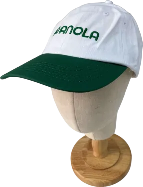 Adanola White/Classic Green Two Tone Cap