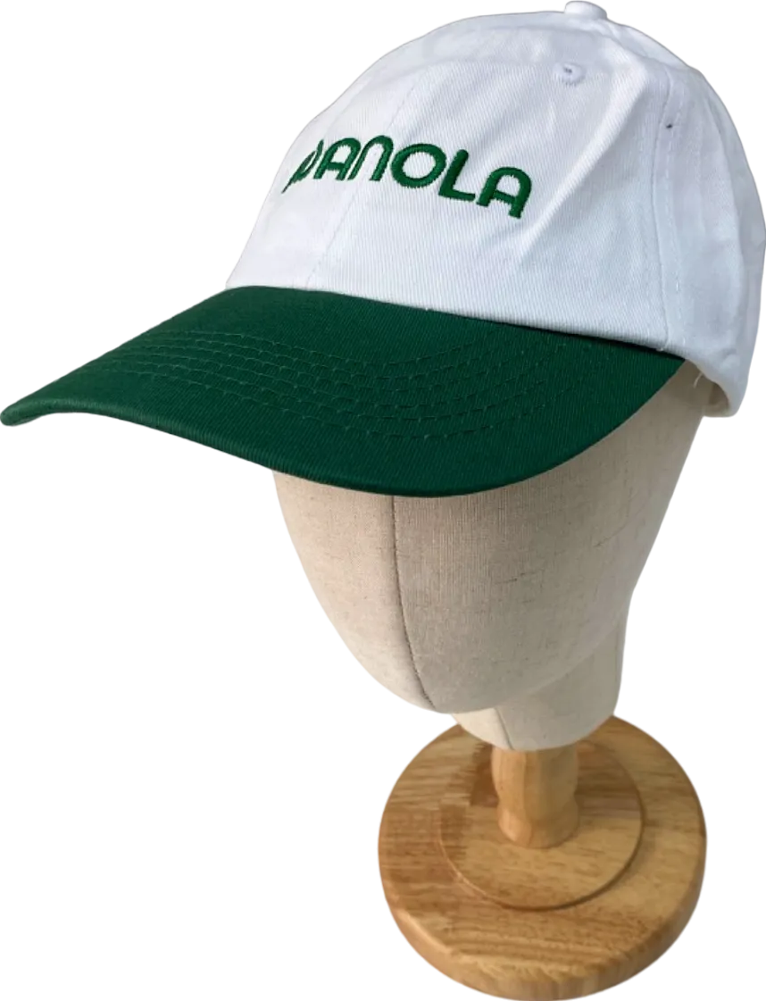 Adanola White/Classic Green Two Tone Cap