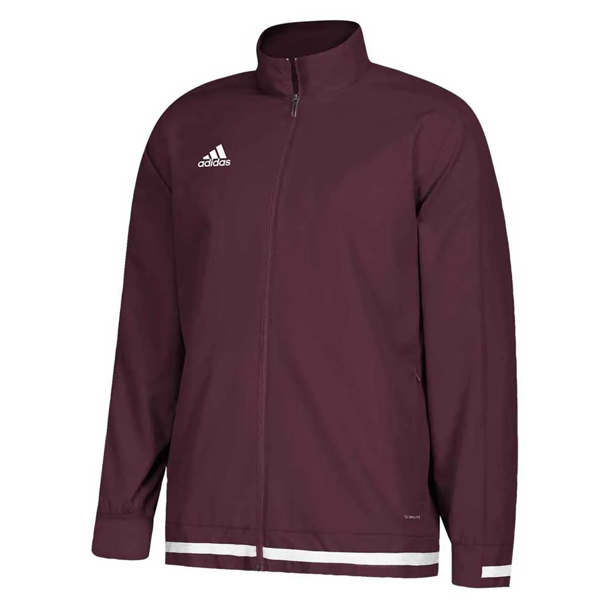 adidas Men's Maroon/White Team 19 Woven Jacket