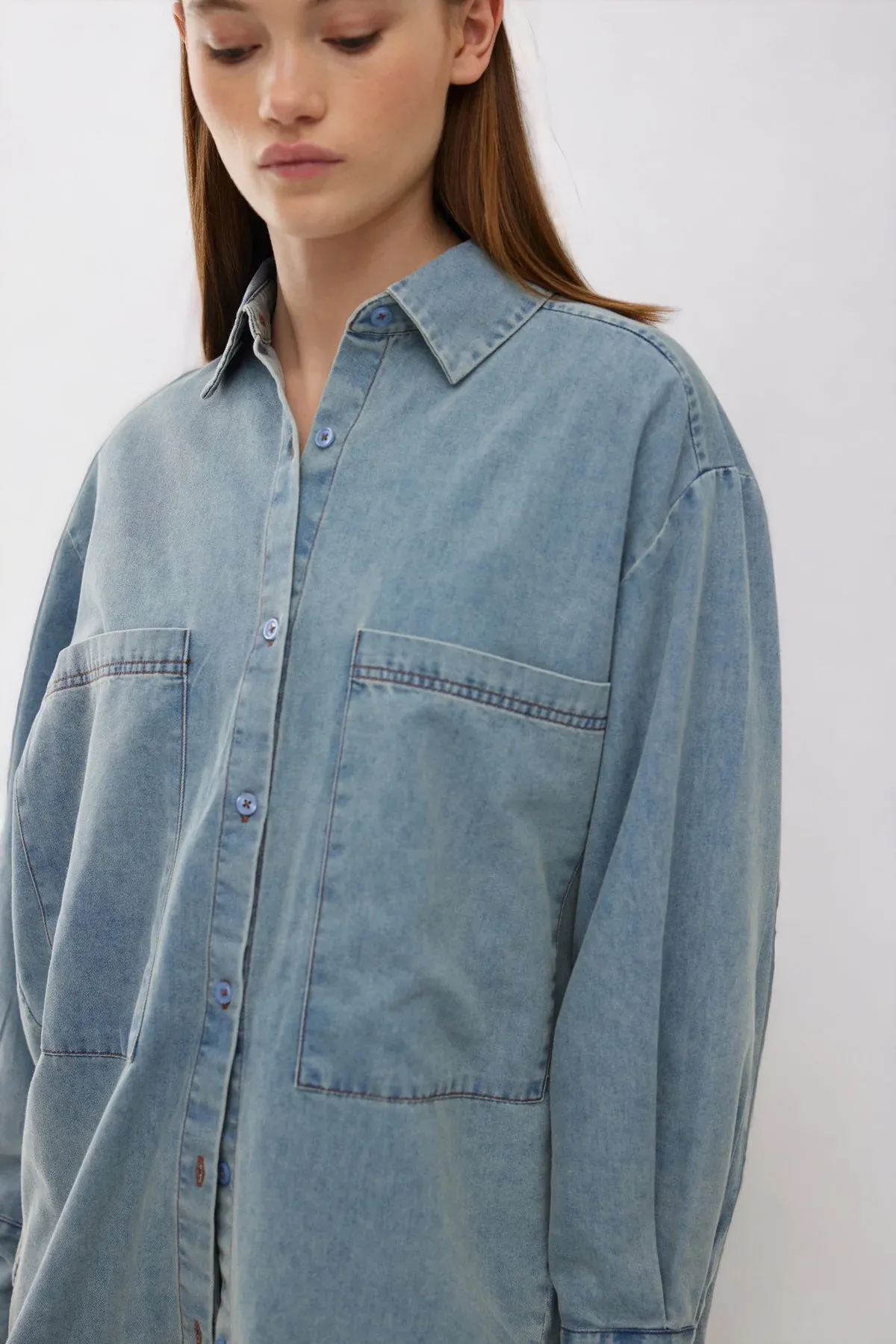 Alma Shirt | Denim