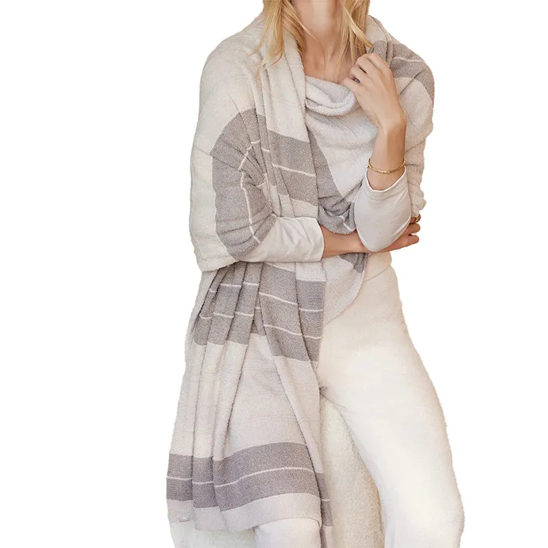 BAREFOOT DREAMS | CozyChic Lite Pinched Stripe Blanket Scarf