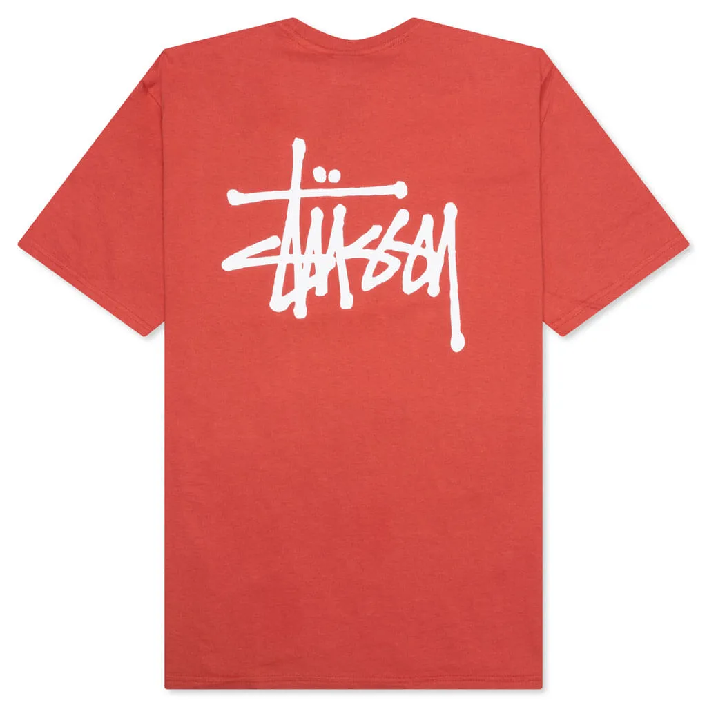 Basic Stussy Tee - Pepper