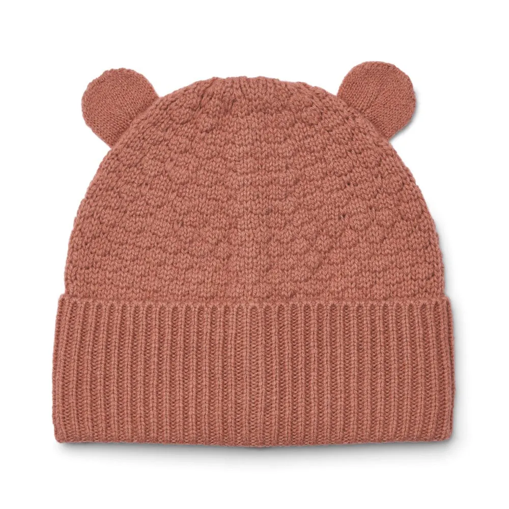 Beanie Hat W/ Ears - Miller - Dark Rosetta