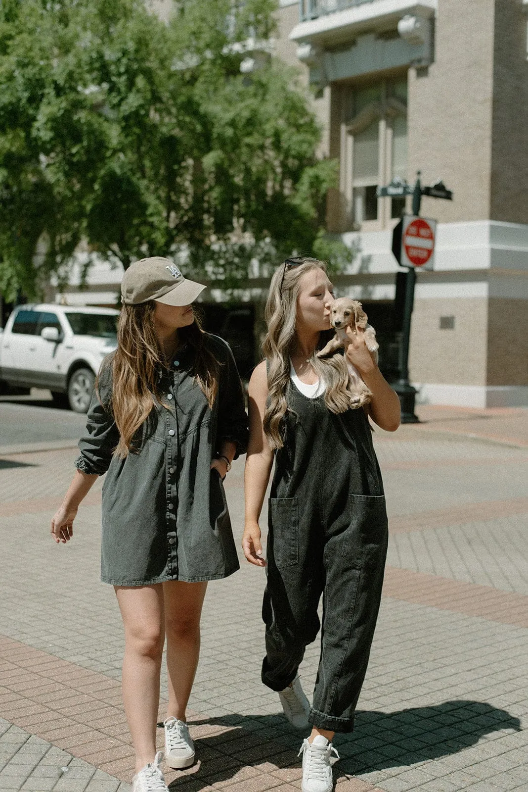 Black Button Down Denim Dress