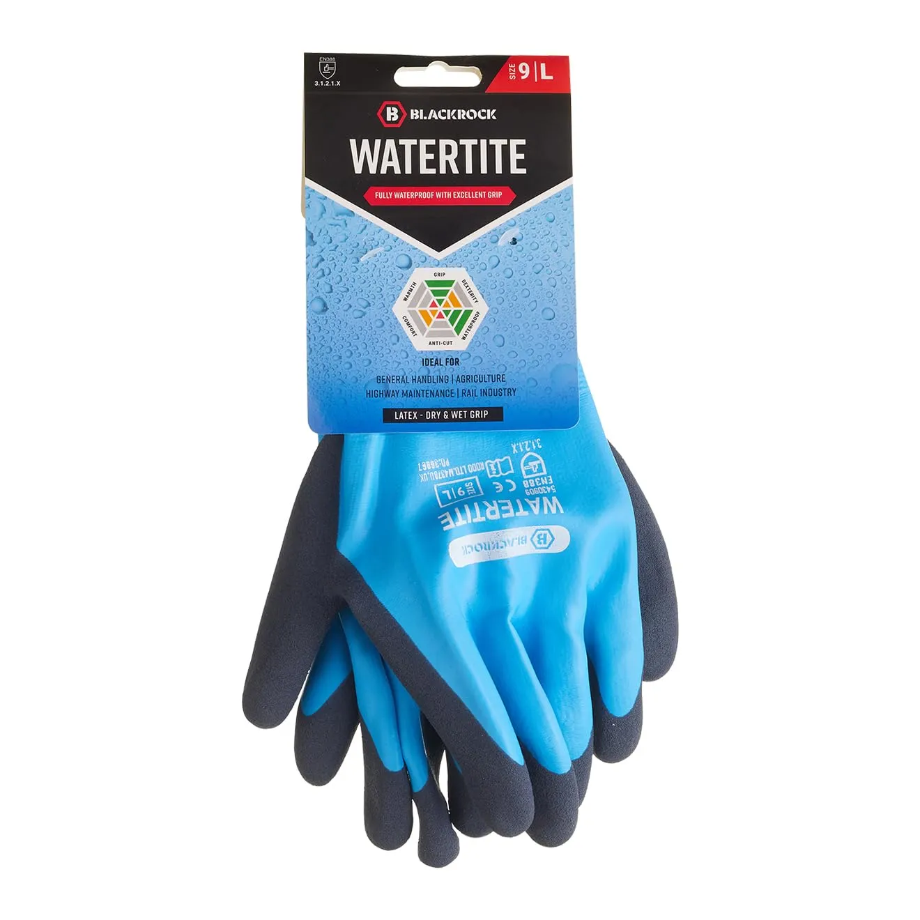 Blackrock Waterproof Foam Latex Grip Coated Gloves