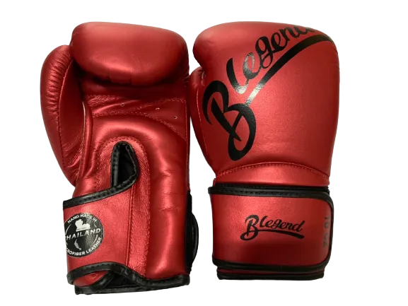 Blegend Boxing Gloves BGL32 Ultimate Velcro Red Black