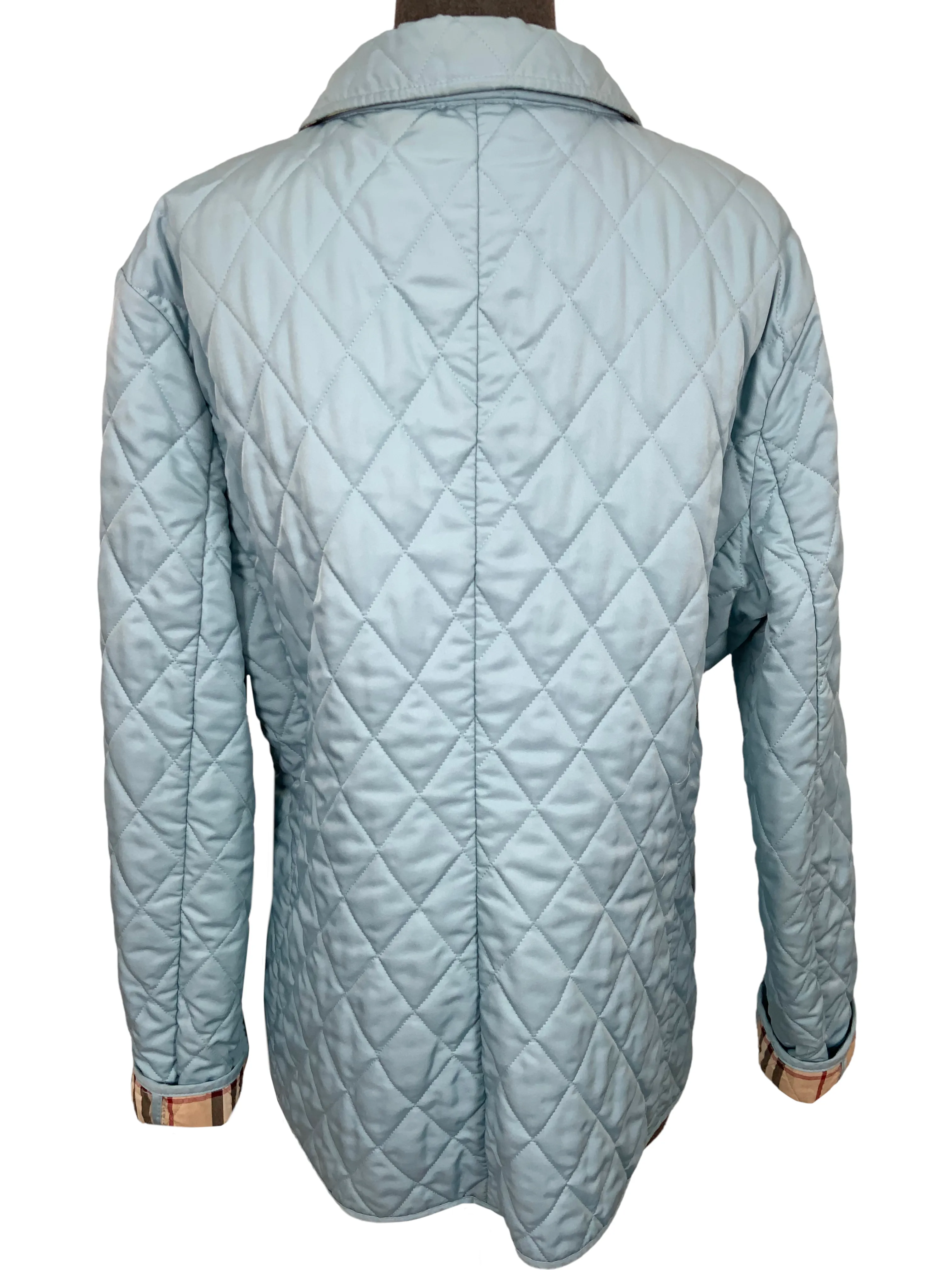 Burberry London Diamond Quilted Jacket Size L