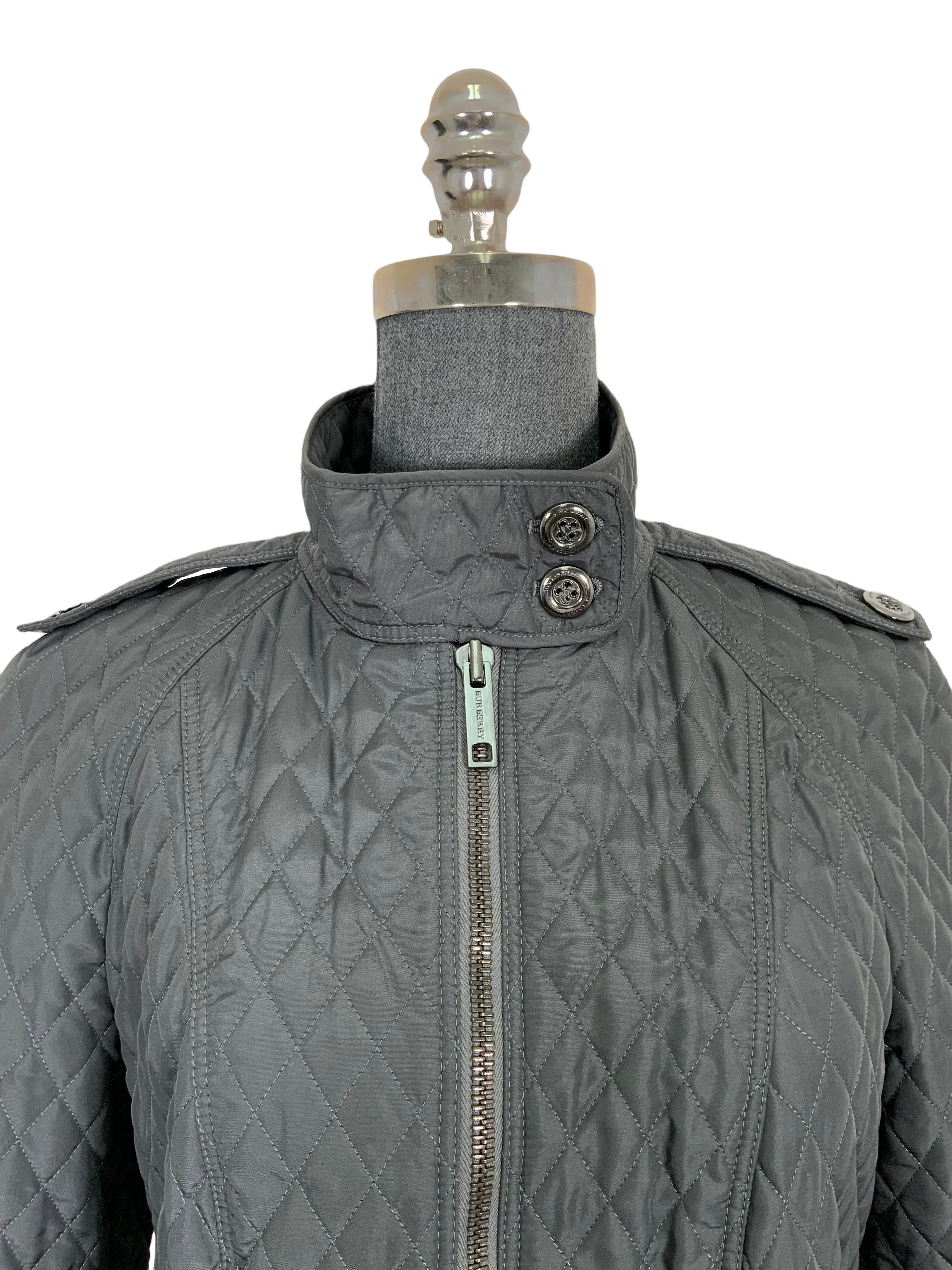 Burberry London Diamond Quilted Jacket Size M