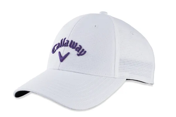 Callaway Ladies Golf Stitch Magneet Cap Wit Paars