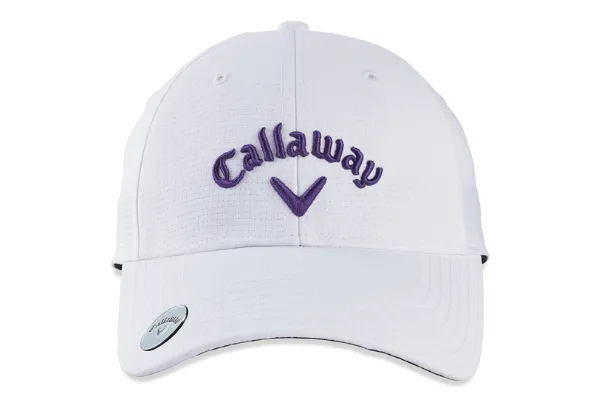 Callaway Ladies Golf Stitch Magneet Cap Wit Paars