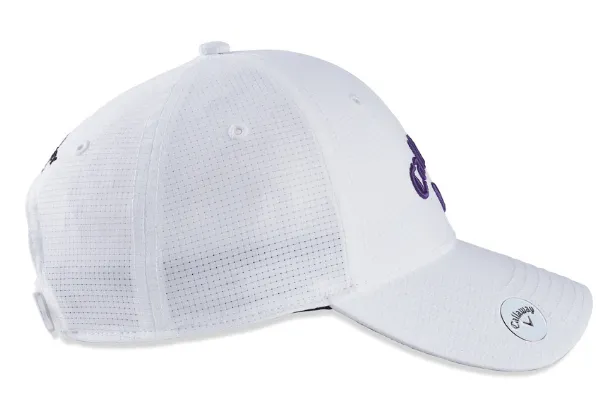 Callaway Ladies Golf Stitch Magneet Cap Wit Paars