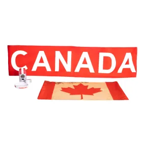 Canada Fans Soccer 3 Pcs Kit plus Free Body Paint Stick