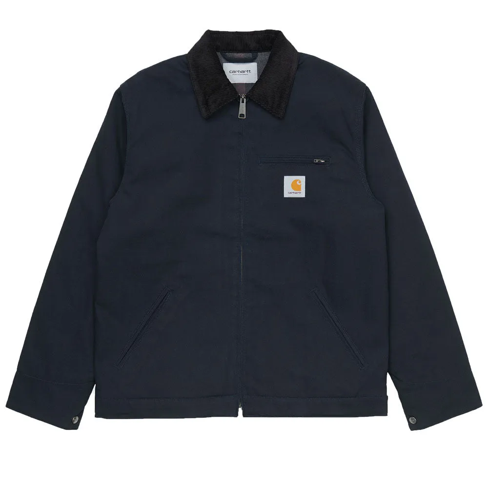 Carhartt WIP Detroit Winter Canvas Jacket - Navy