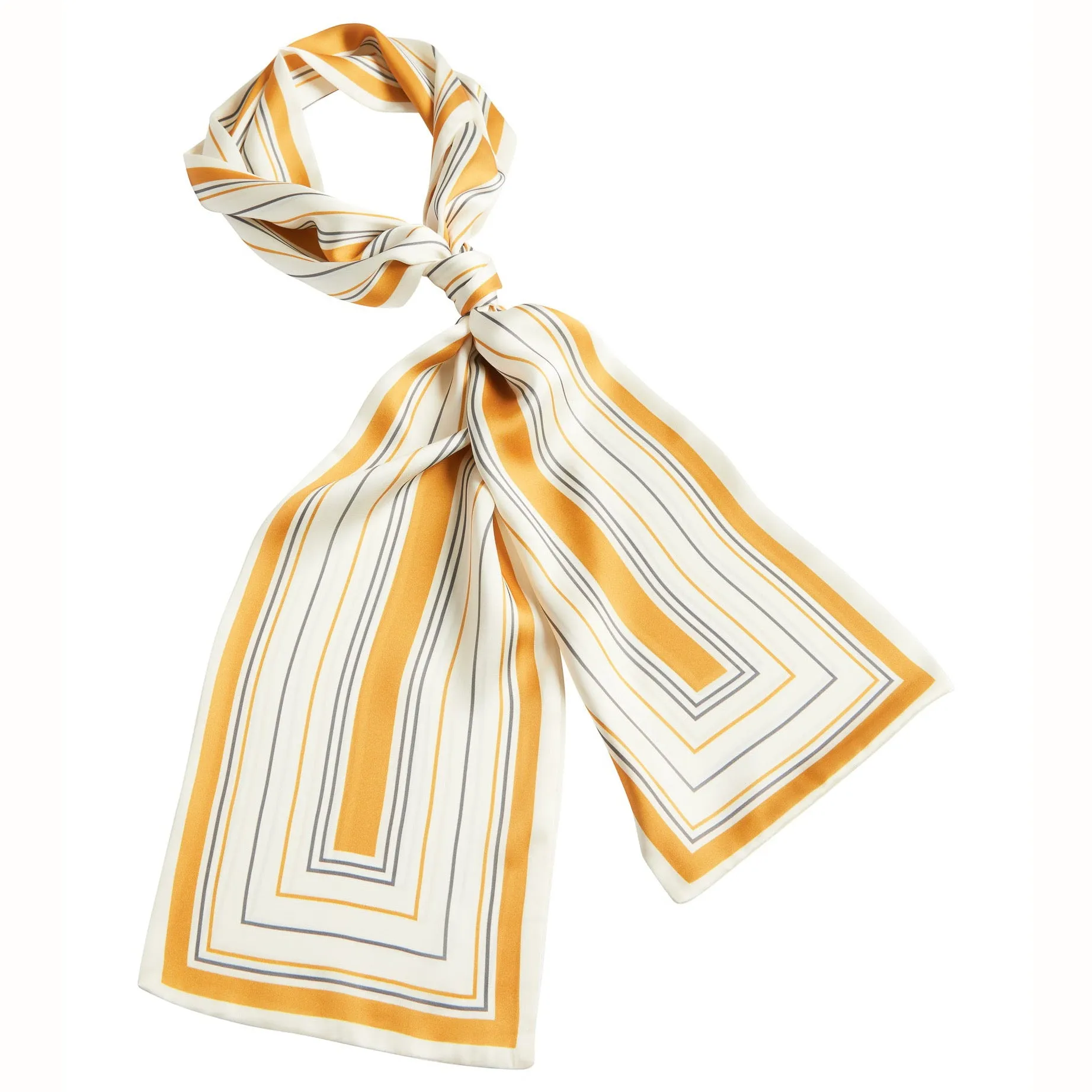 Chalk -  Isla Stripe Scarf Mustard