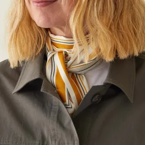 Chalk -  Isla Stripe Scarf Mustard