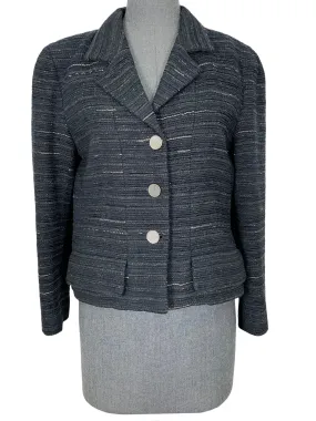 CHANEL 09A Vintage Cropped Wool Jacket Size M