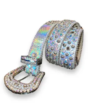 Chromatic Rhinestone Belt