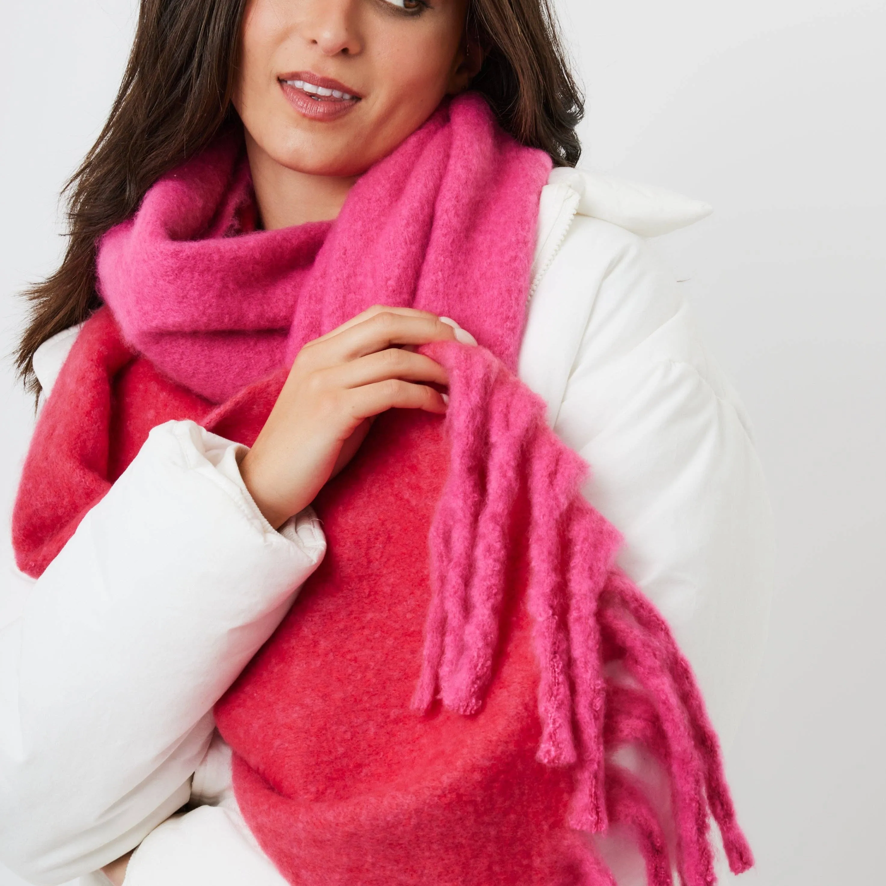 Chunky Scarf - Pink