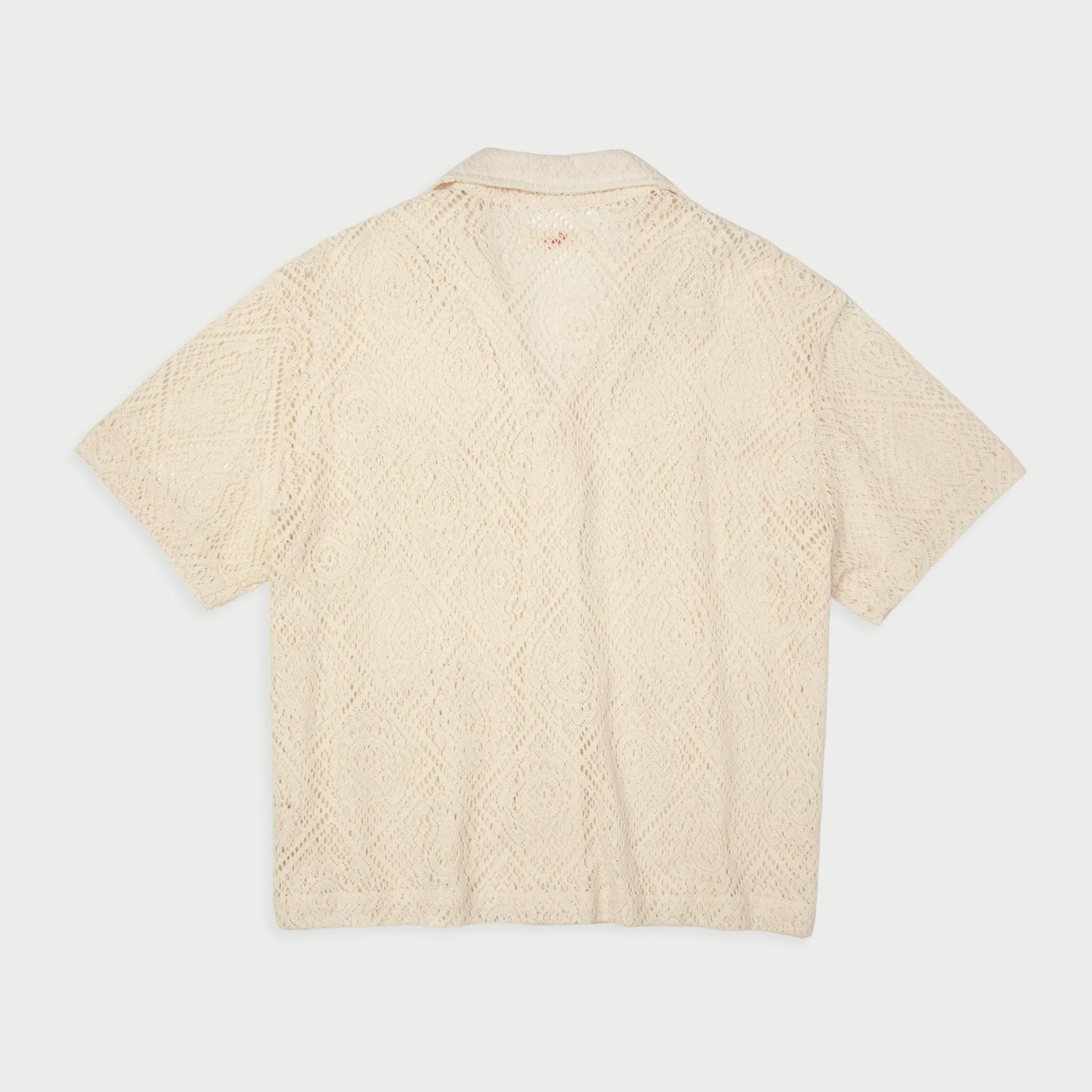 Crochet Lace Shirt (Cream)