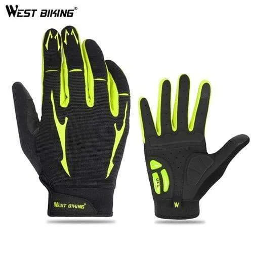 Cycling Gloves Men Women Sports Full Finger GEL Bike Gloves Touch Screen Windproof Warm MTB Road Bicycle Gloves