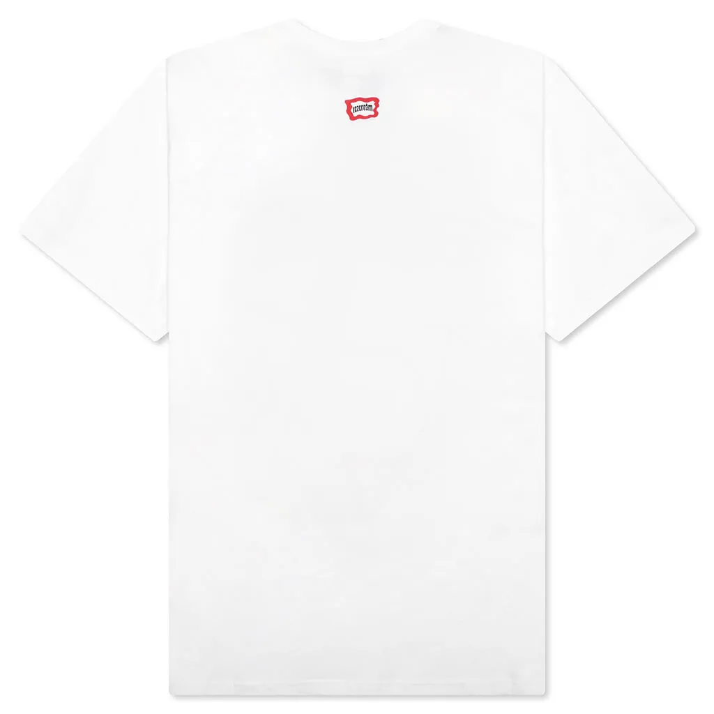 Digital S/S Tee - White