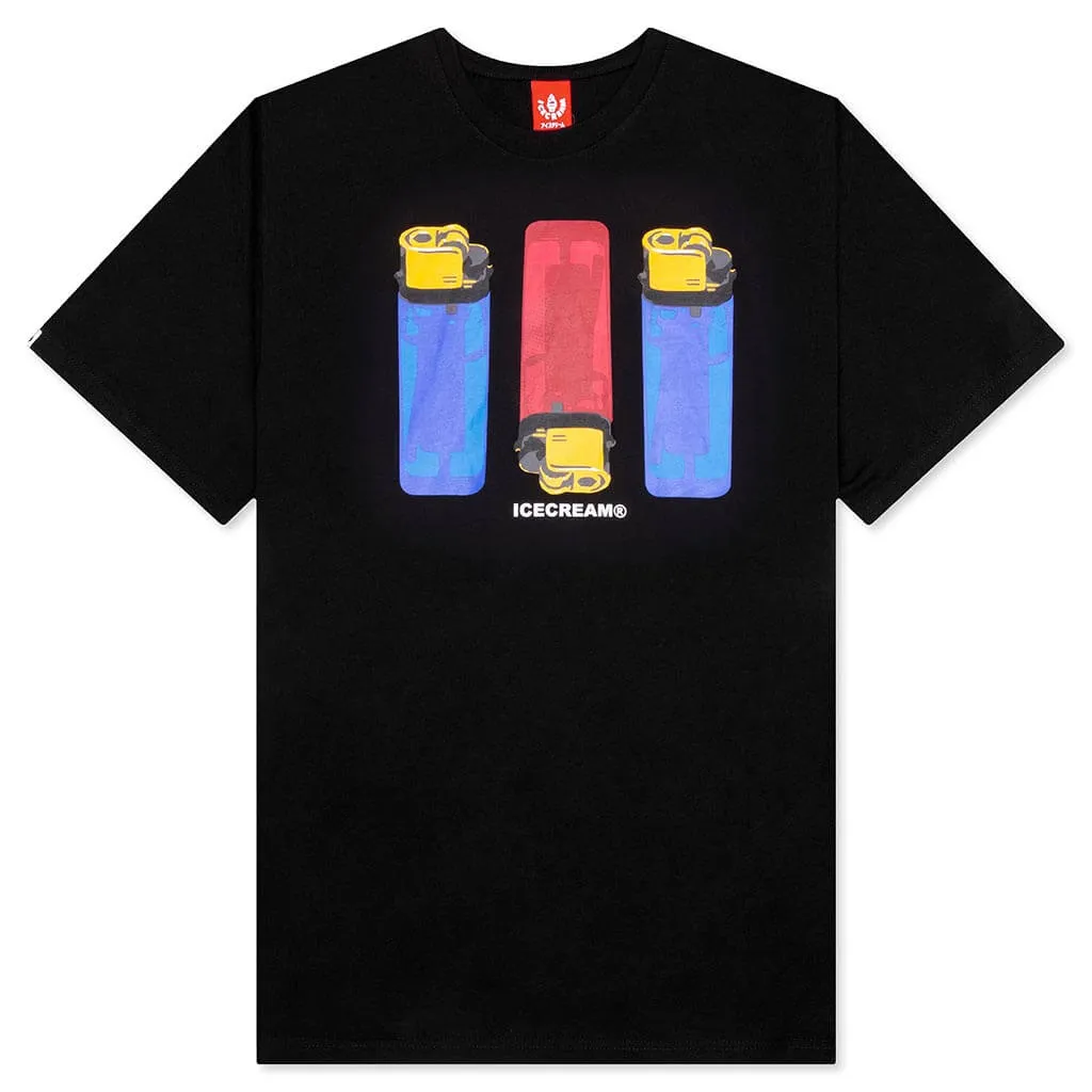 Flame On S/S Tee - Black