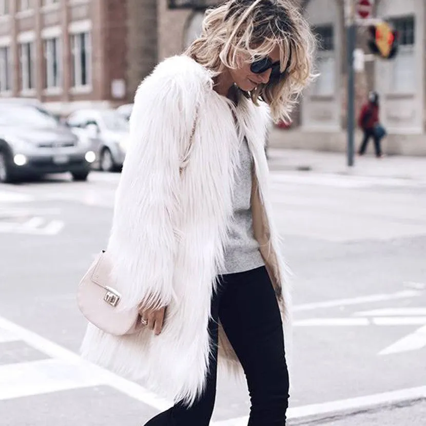 Fluffy Fur Coat