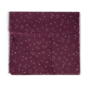 FOIL SCARF HEART PRINT - KATIE LOXTON