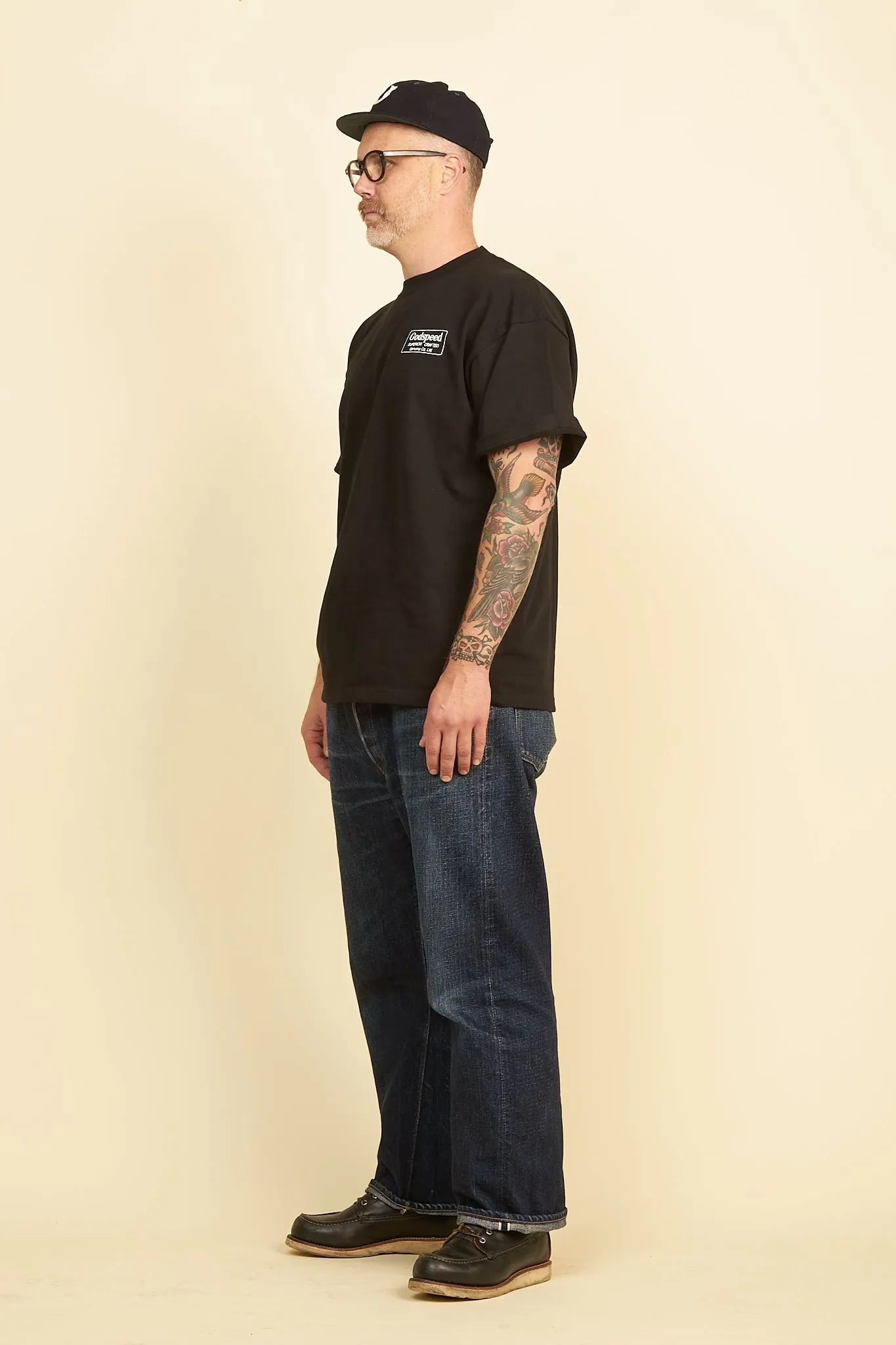 Godspeed 'Genuine' Heavyweight Organic T-Shirt - Black