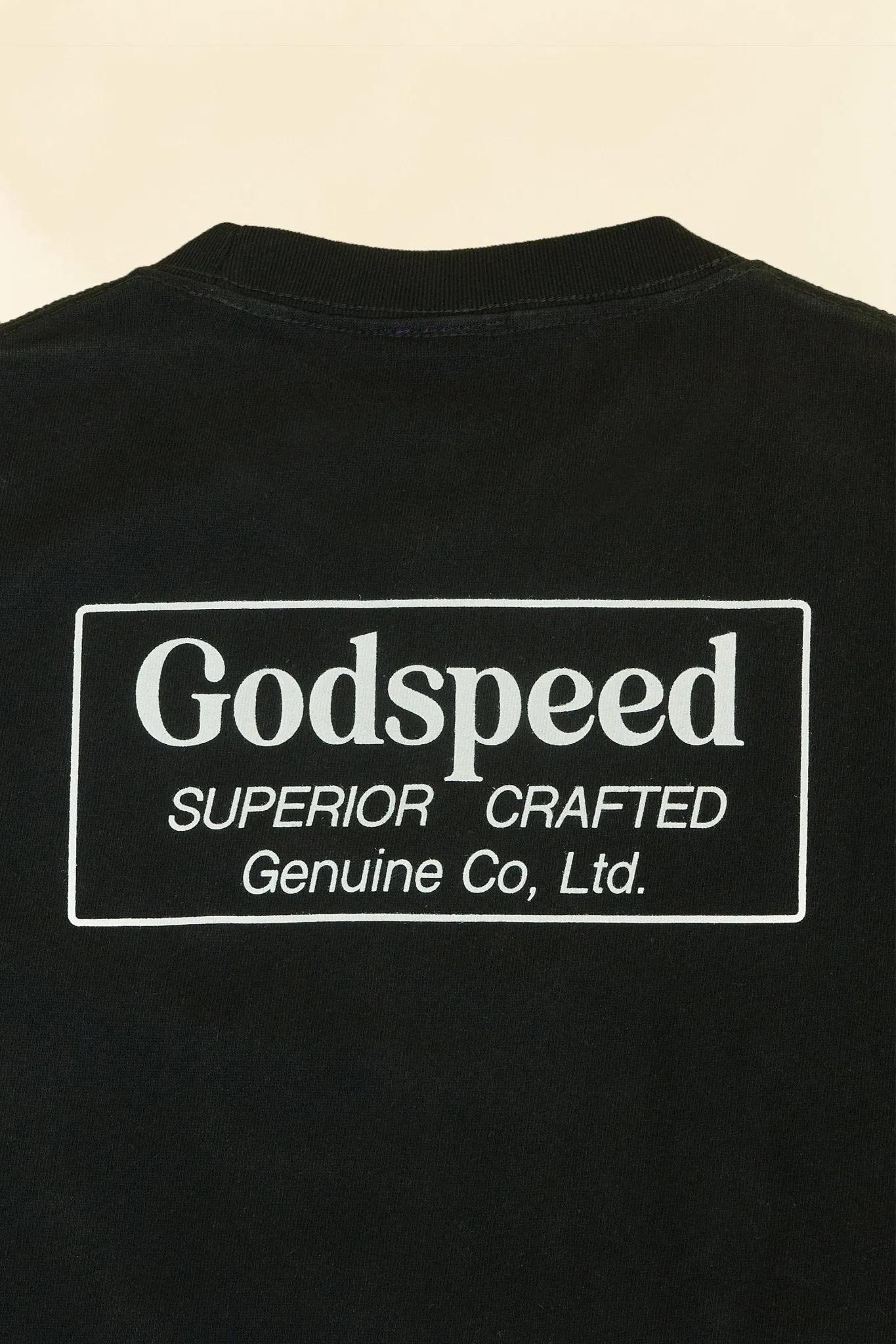 Godspeed 'Genuine' Heavyweight Organic T-Shirt - Black