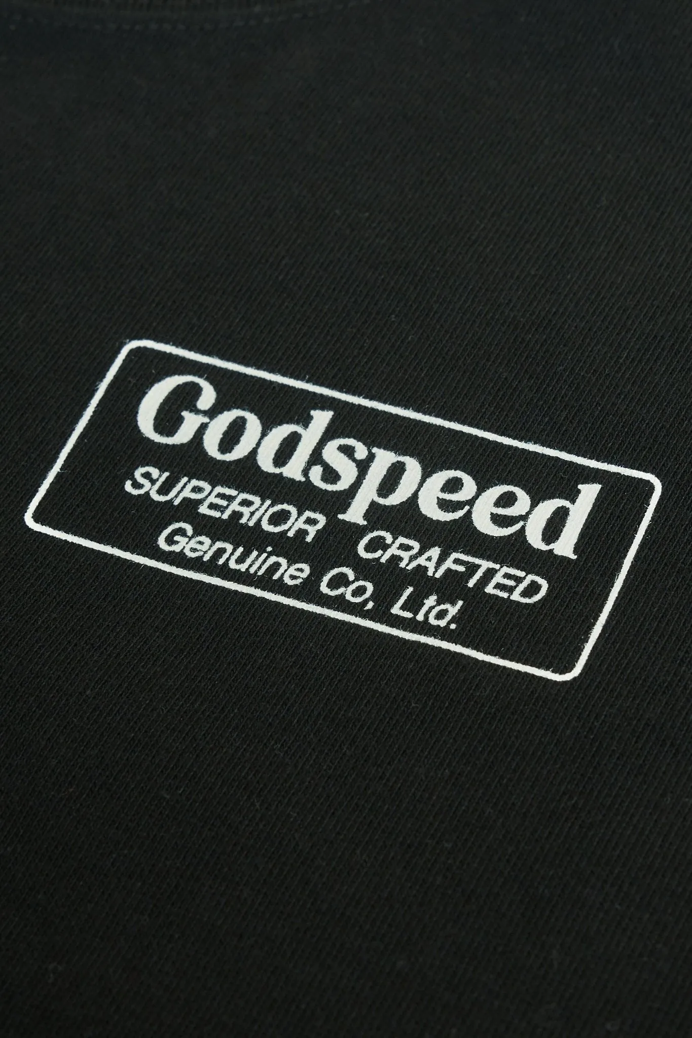 Godspeed 'Genuine' Heavyweight Organic T-Shirt - Black