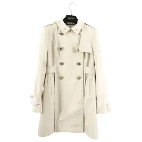 Gucci Beige Double Breasted Star Charm Belted Trench Coat - USA 2