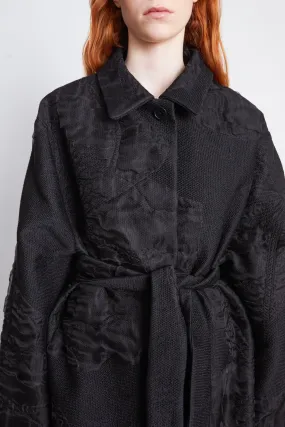 HAYDEN | COAT BOTHANY JACQUARD BLACK