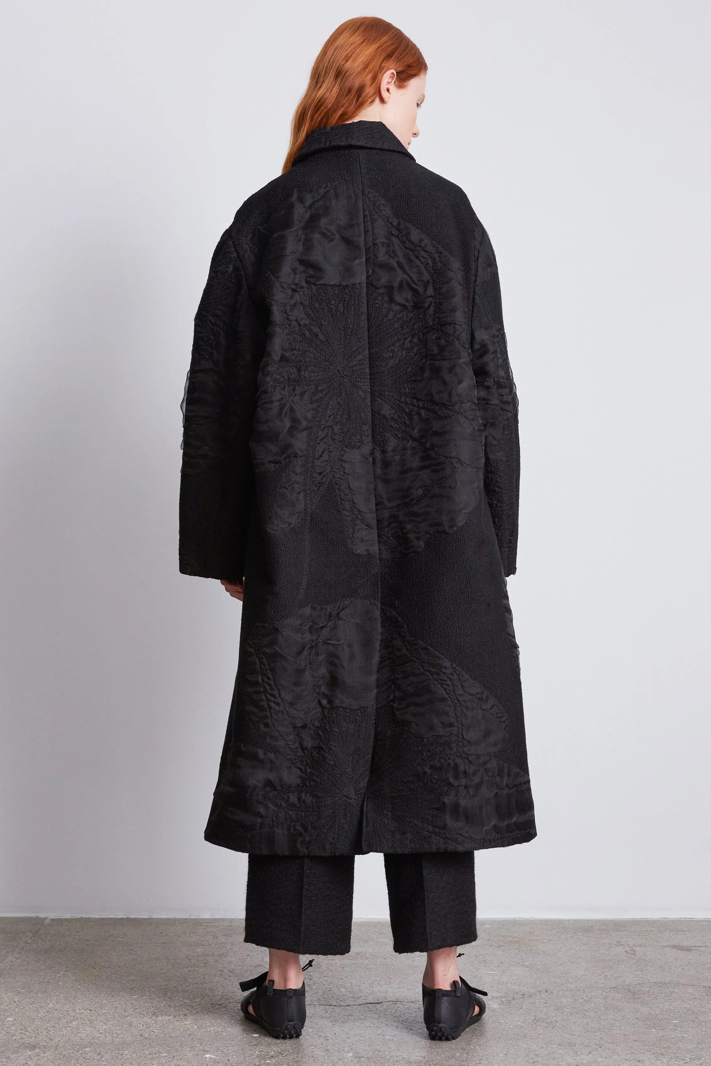 HAYDEN | COAT BOTHANY JACQUARD BLACK