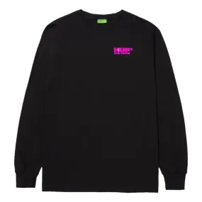 HUF NO CAP L/S TEE-BLACK