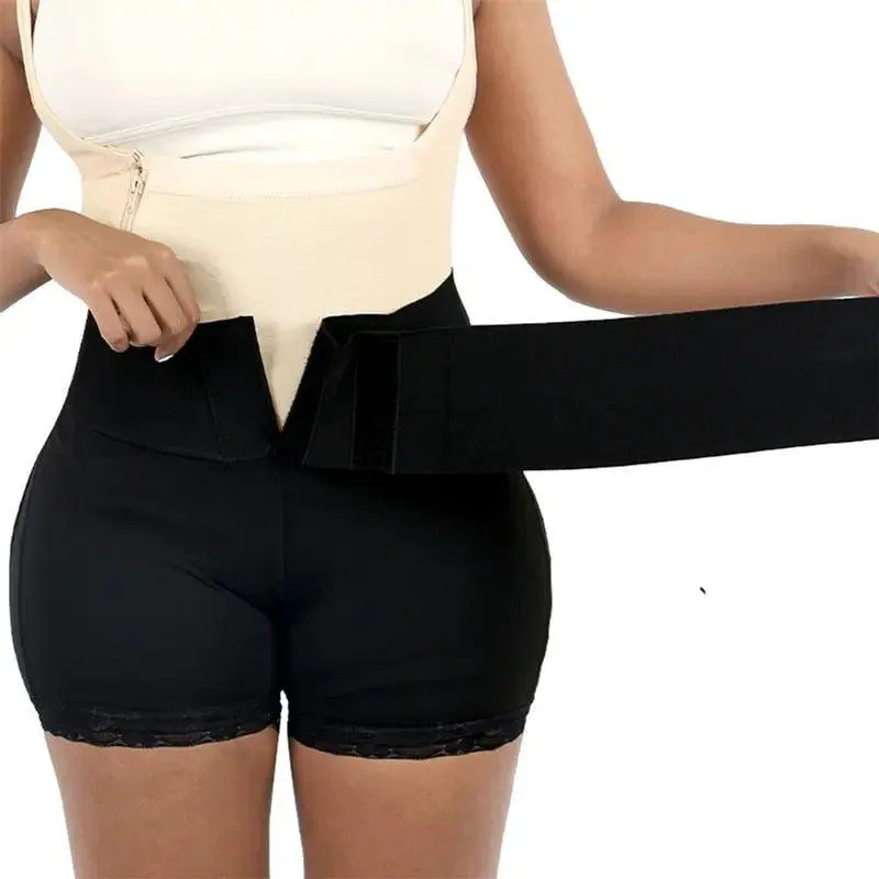 Kelly 2-In-1 Tummy, Bum & Hips Shaping Shorts With Wrap Belt