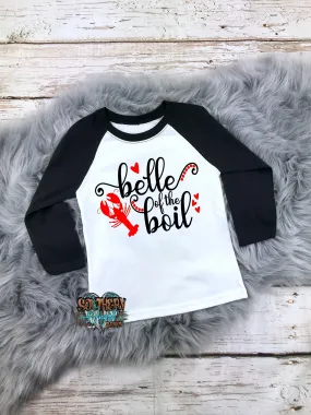 Kids Crawfish Boil shirt, Belle of the boil, Kids Crawdaddy shirt, Toddler crawfish shirt, Kids mudbug shirt, Personalized crawfish shirt