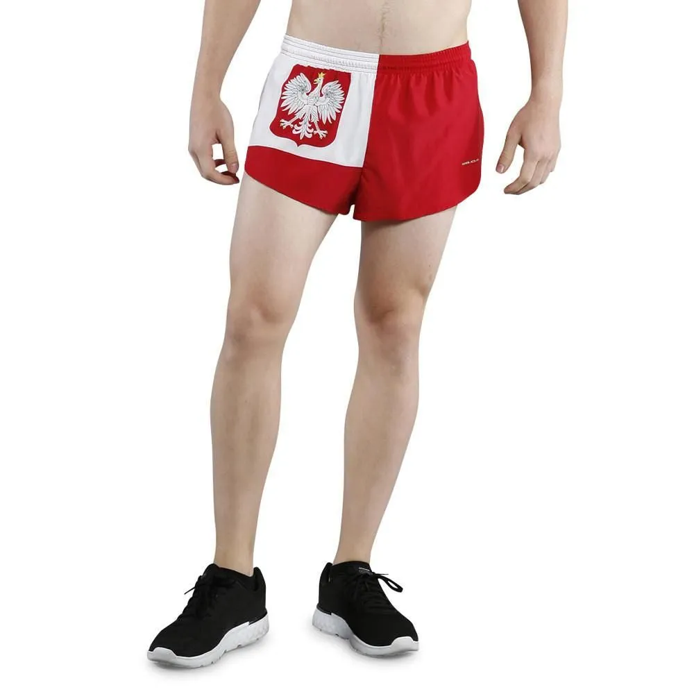 Men's 1" Elite Split Shorts- Poland