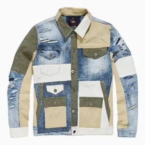 Men's Matching Patched Jacket