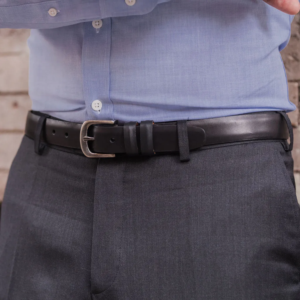 Men's Refined Leather Belt | Black