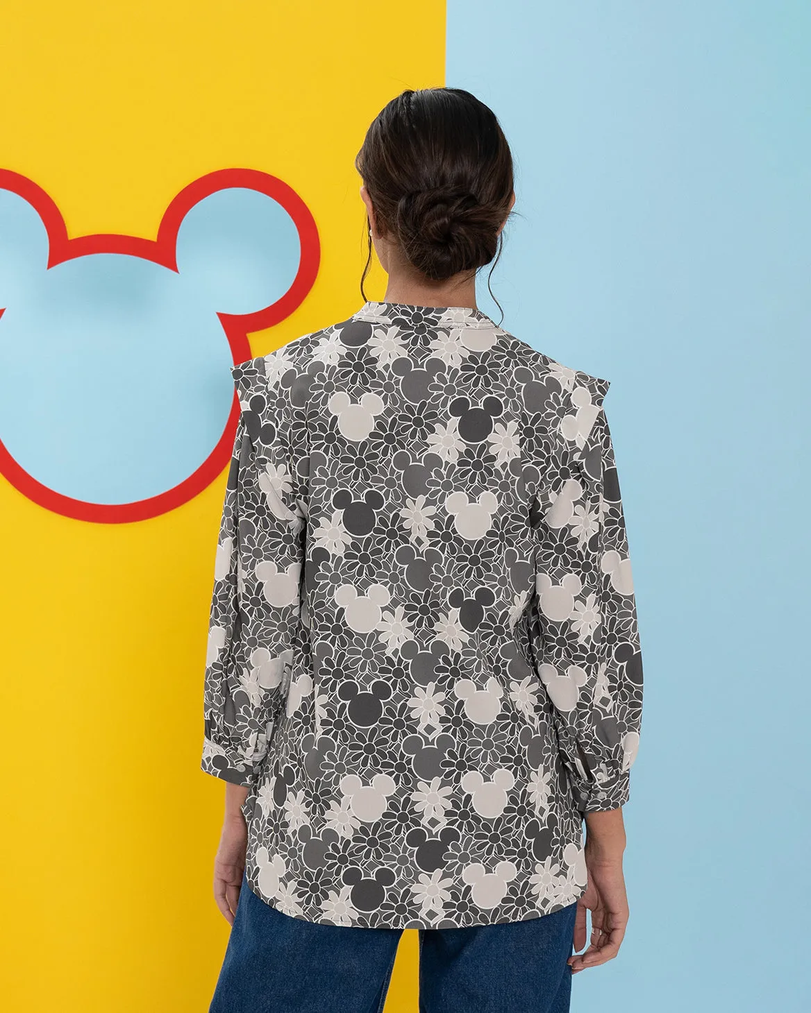 MICKEY FLORAL SHIRT