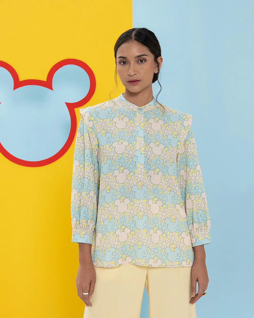 MICKEY FLORAL SHIRT