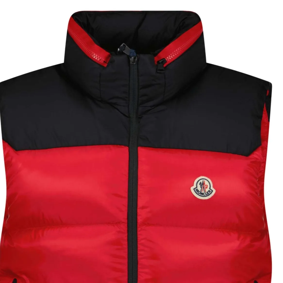 MONCLER 'Ophrys' Gilet Jacket Red