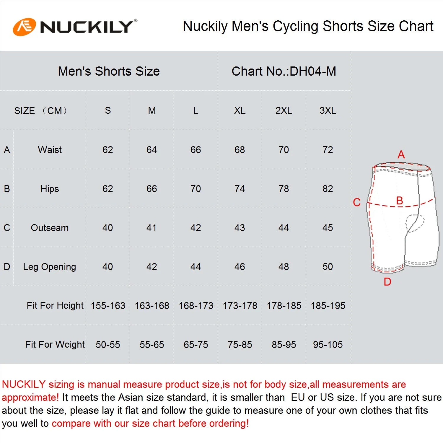 Nuckily Mycycology MB008 Gel Padded Cycling Shorts