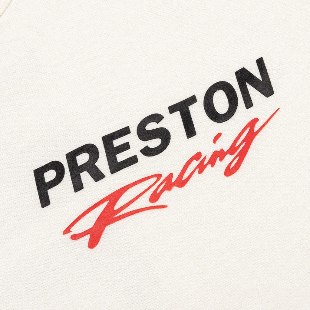 Preston Racing S/S Tee - White/Black