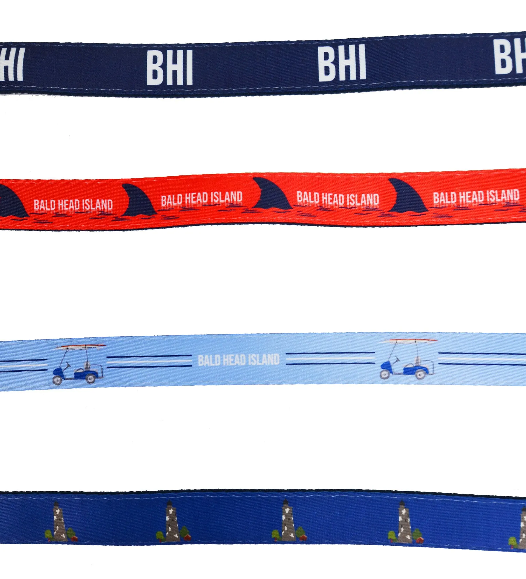 Printed Belt - Light Blue w/ Golf Cart