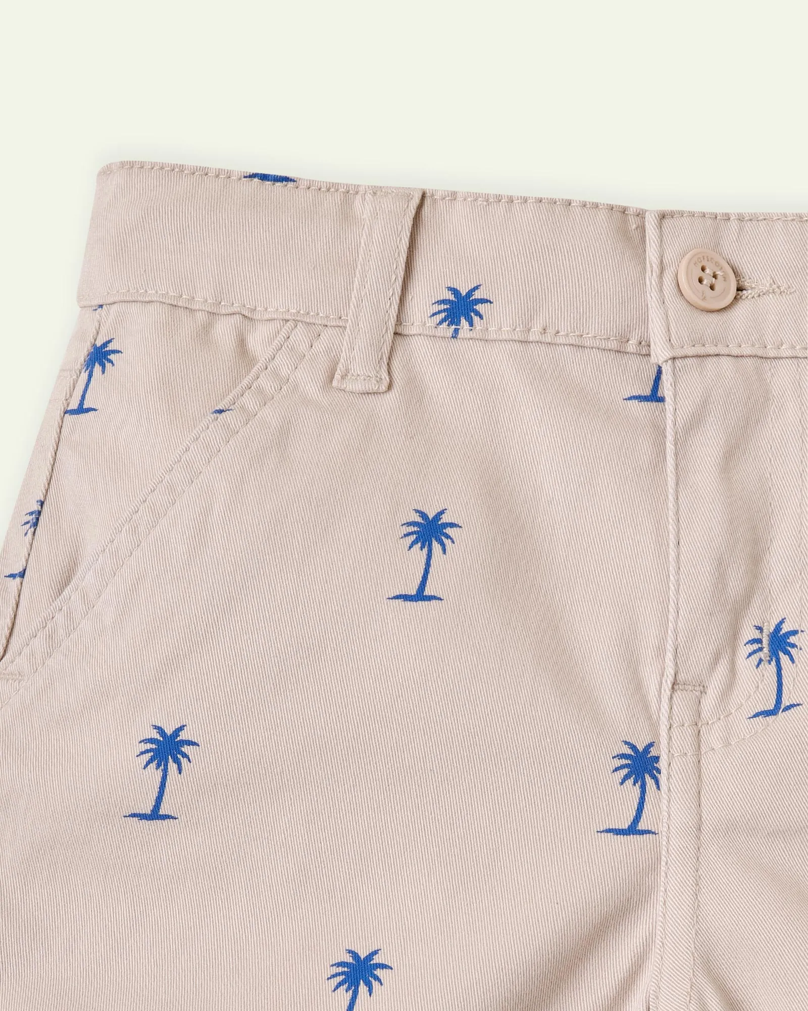 Printed Twill Shorts