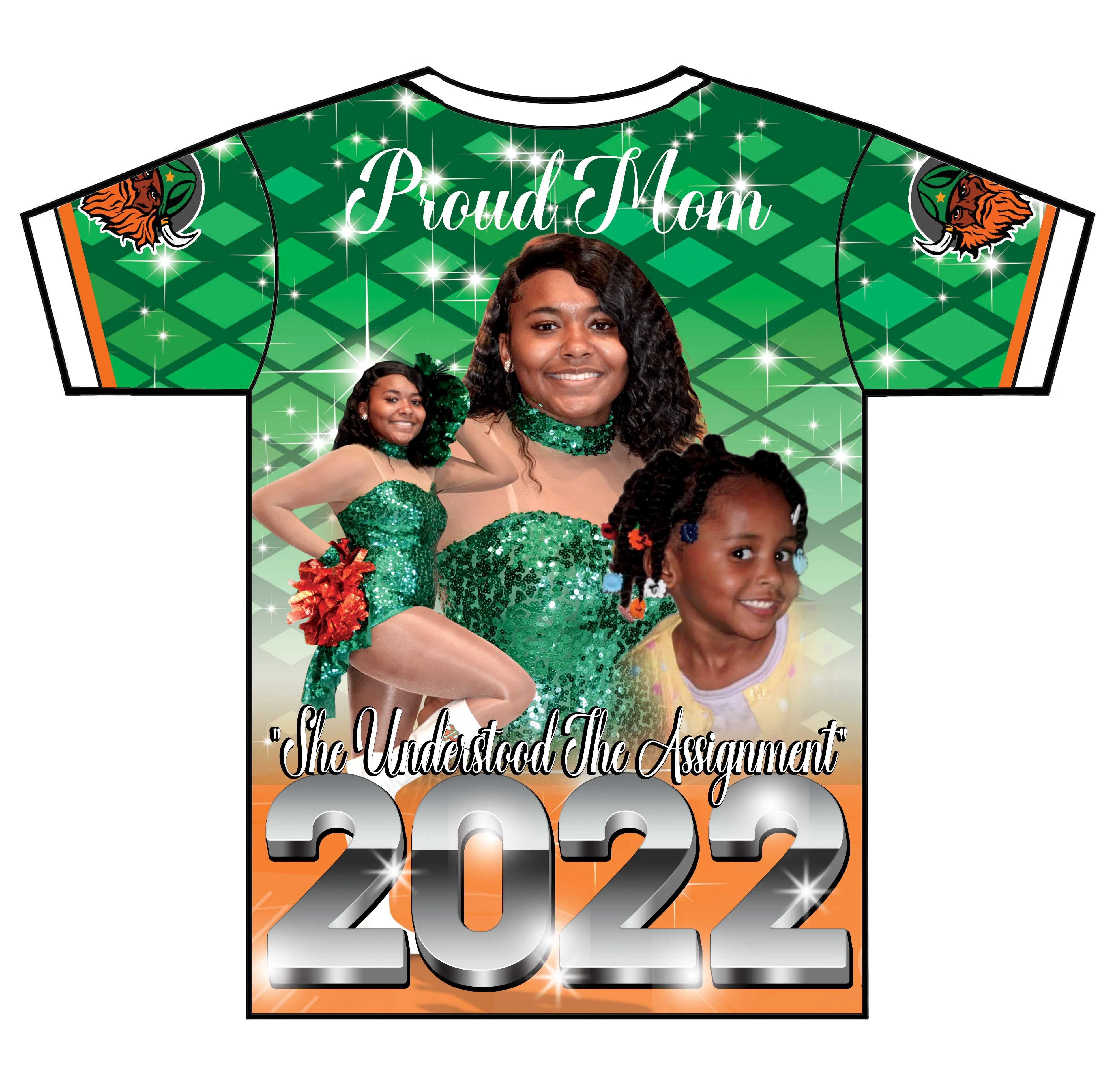 "Kahmari" Custom Designed Graduation 3D shirt