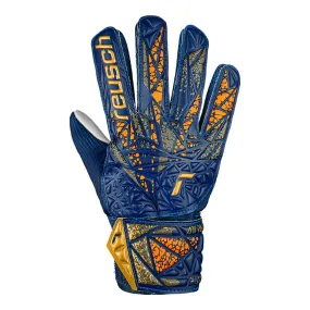 Reusch Starter Grip Junior GK Gloves (Blue/Gold)