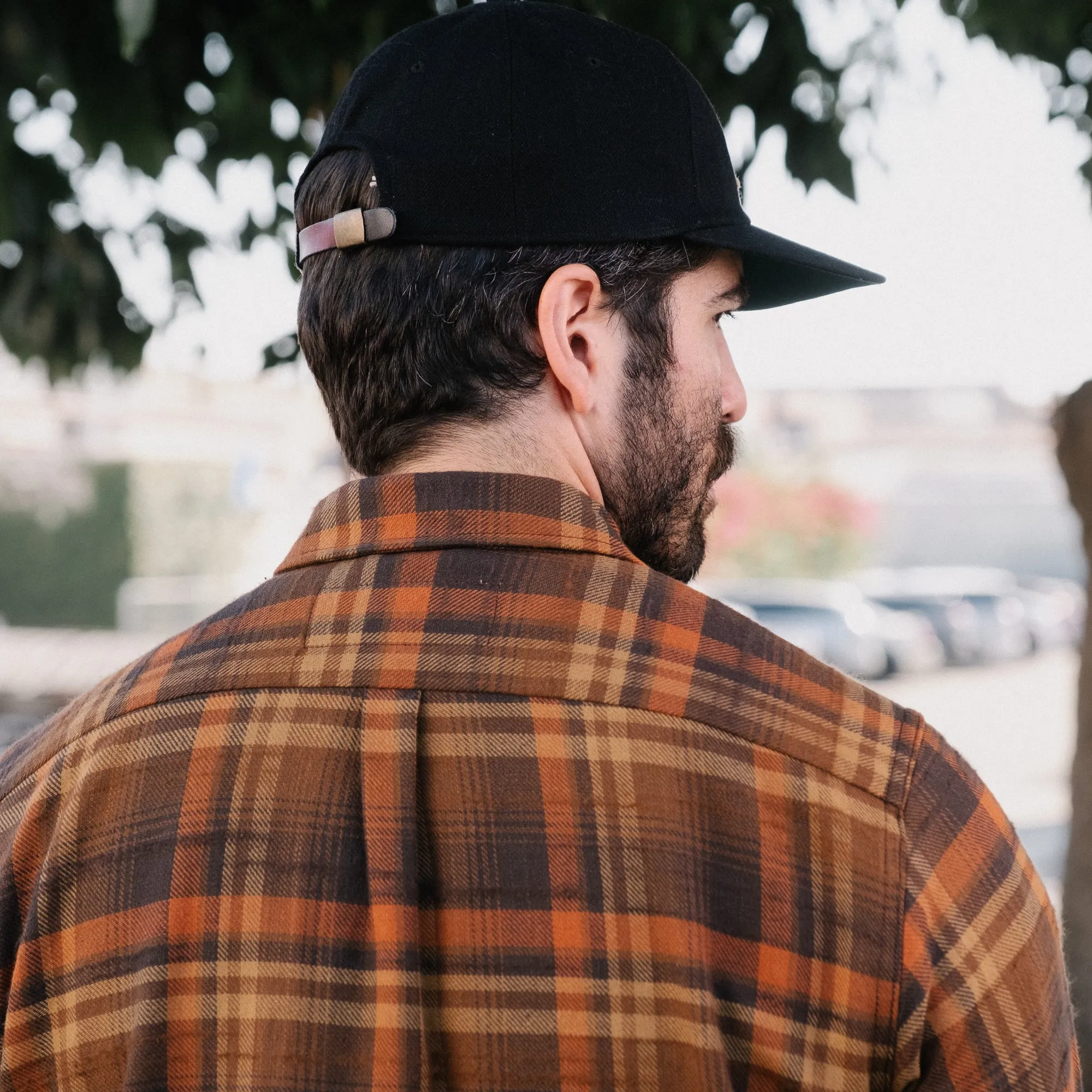 Rogue Territory Copper Plaid Oxford Shirt - Final Sale